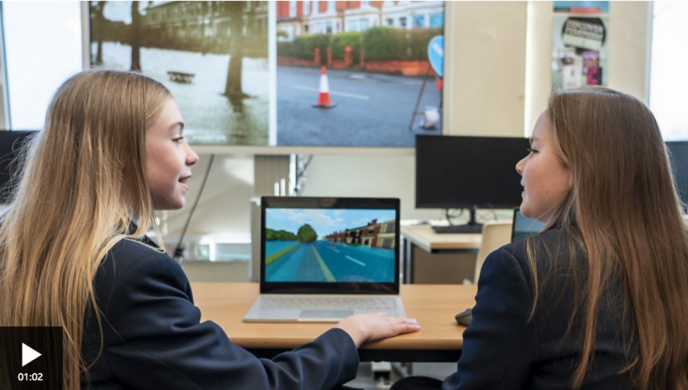 Minecraft used in school to tackle flooding