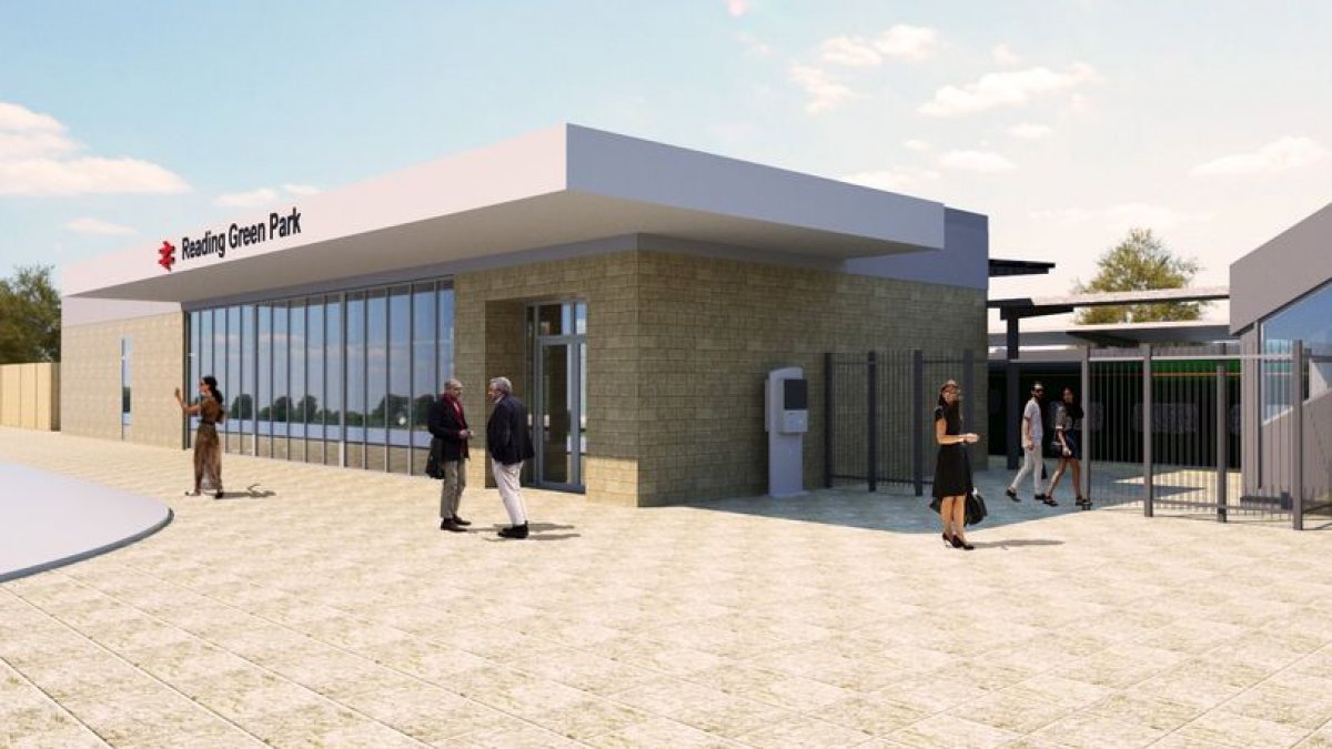 Reading Green Park Station 站將於 2022 年底開放 - 建設將於本月完成